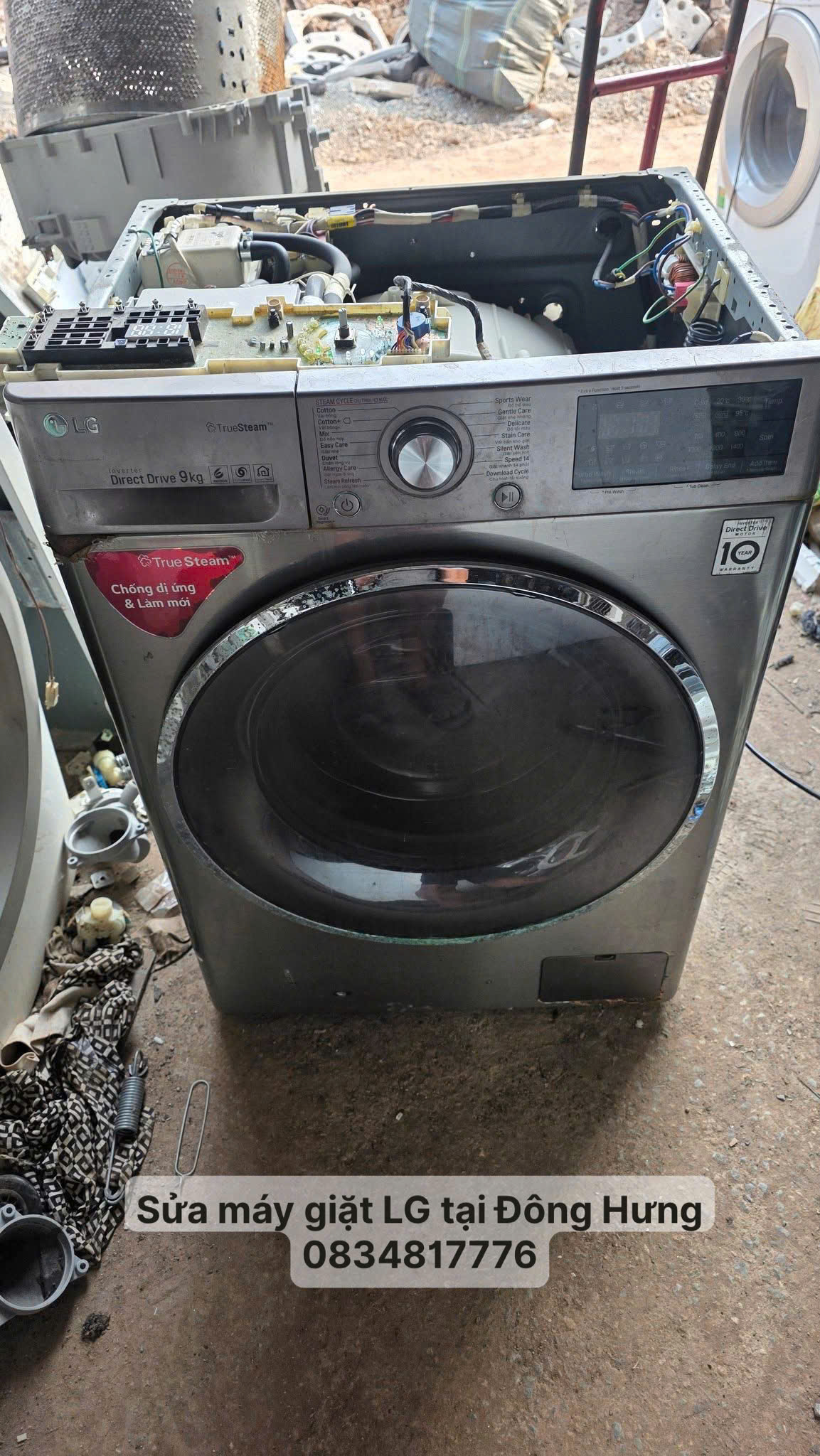 Sửa máy giặt LG tại nhà Đông Hưng