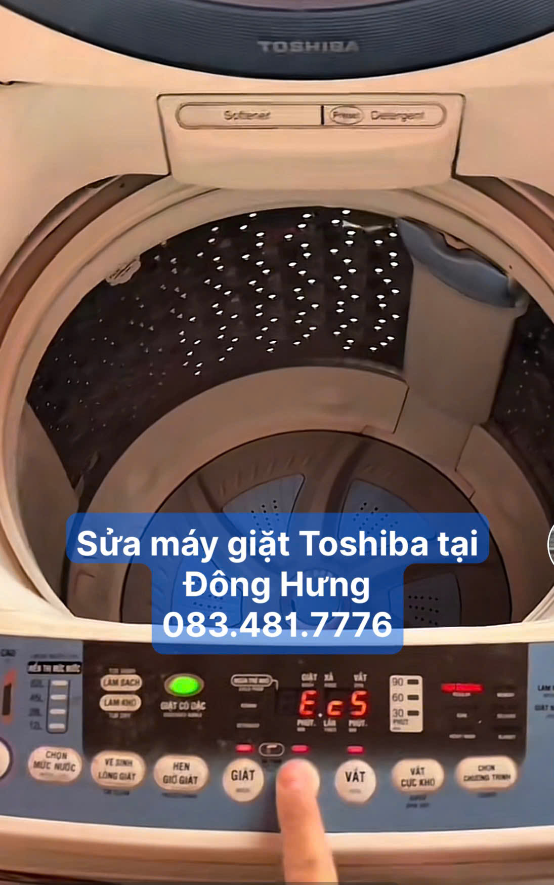 Sửa máy giặt Toshiba tại Đông Hưng uy tín, thợ đến nhanh 30 phút 2 Sửa máy giặt Toshiba tại nhà Đông Hưng