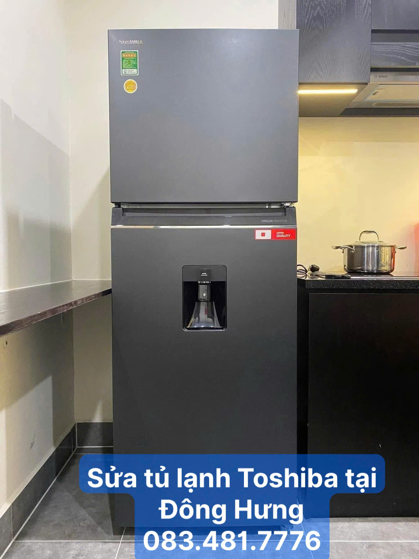 Sửa tủ lạnh Toshiba tại nhà  Đông Hưng 