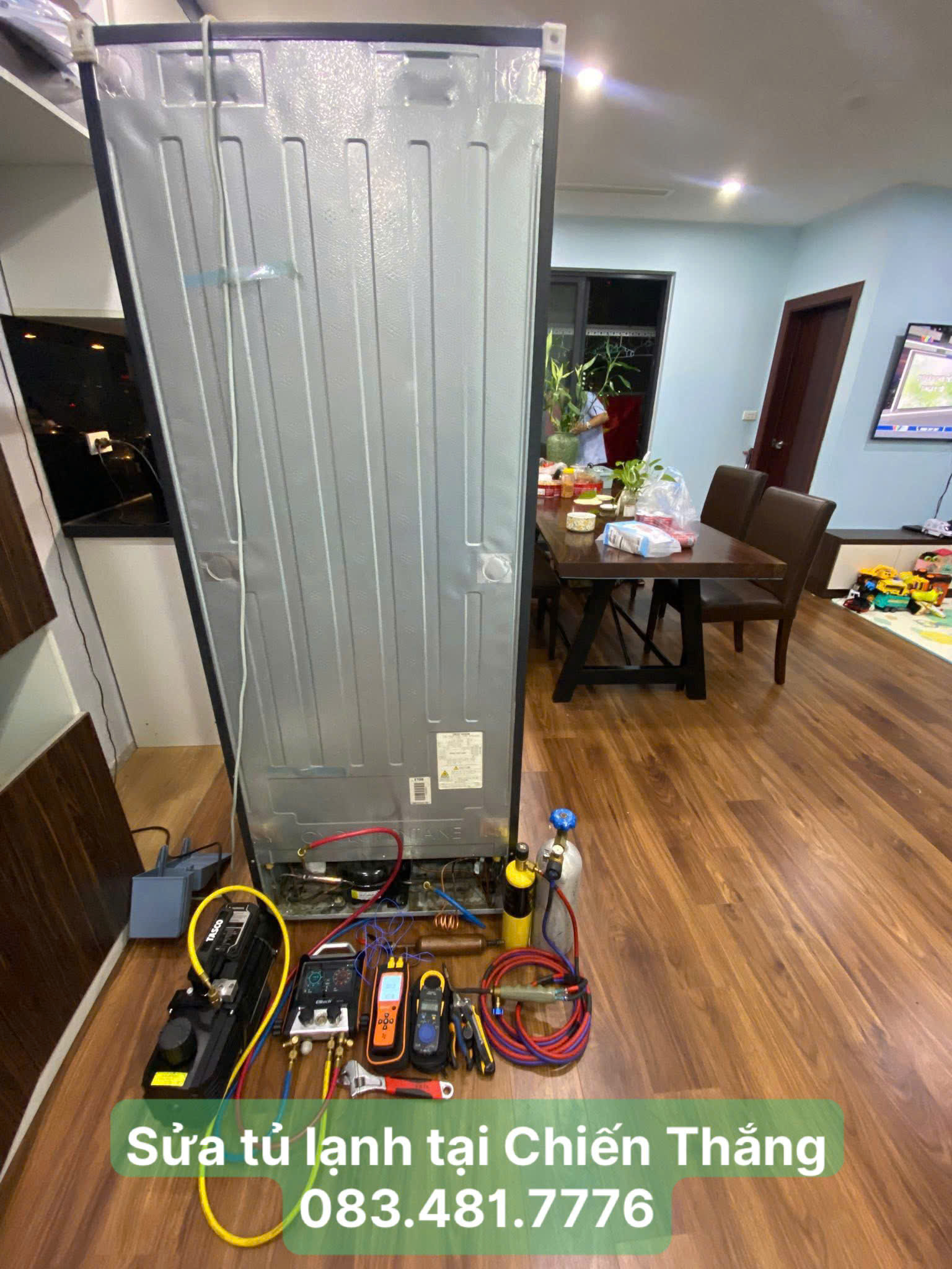 Sửa tủ lạnh tại nhà Chiến Thắng 