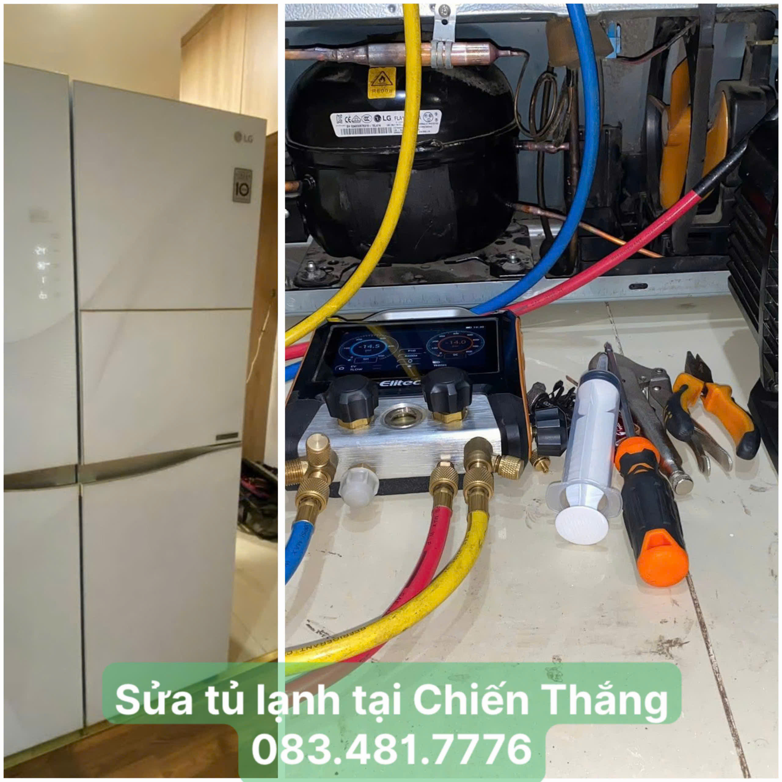 Thợ sửa tủ lạnh tại Chiến Thắng 