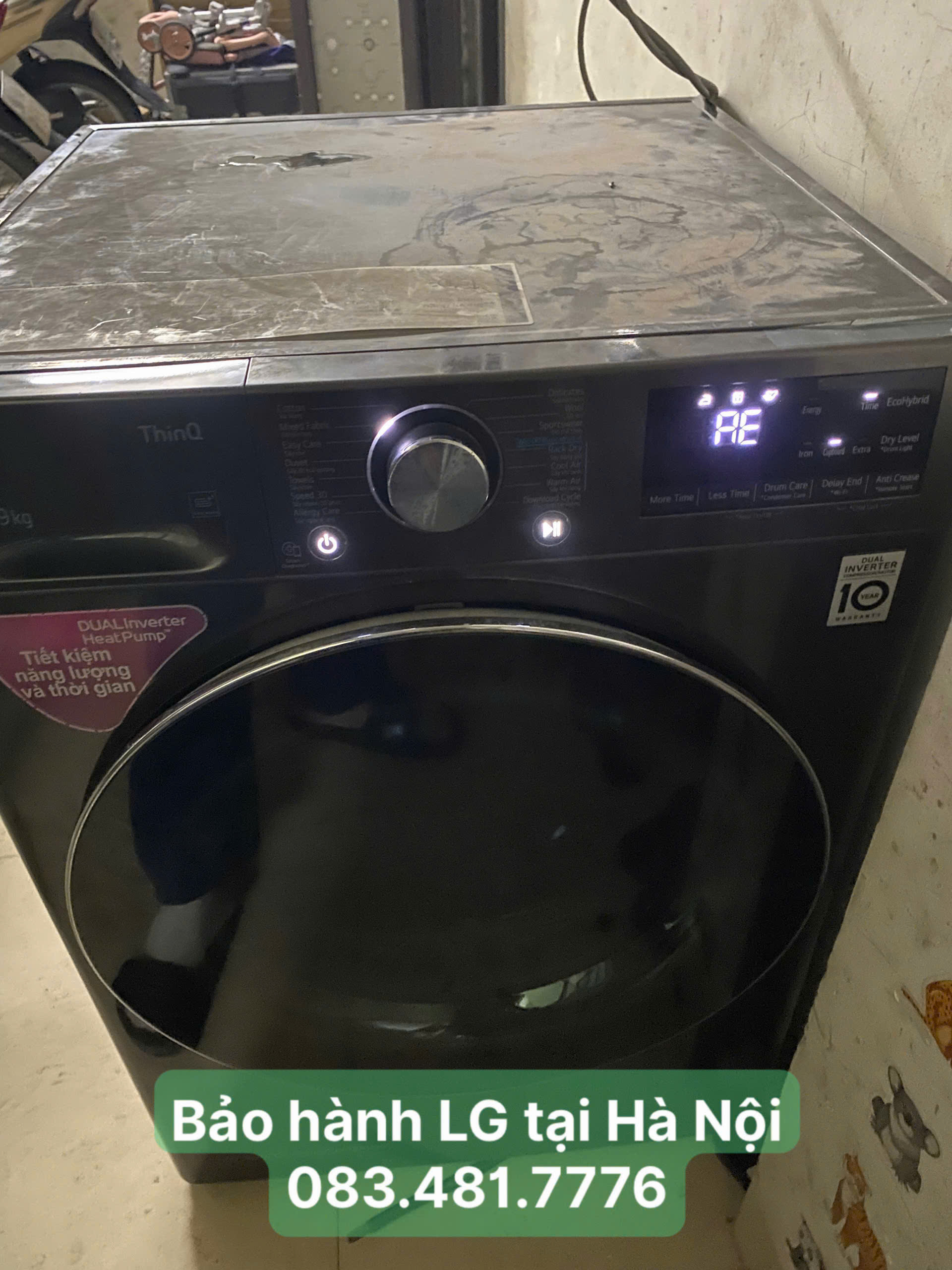 Bảo hành máy giặt LG tại Hà Nội chính hãng