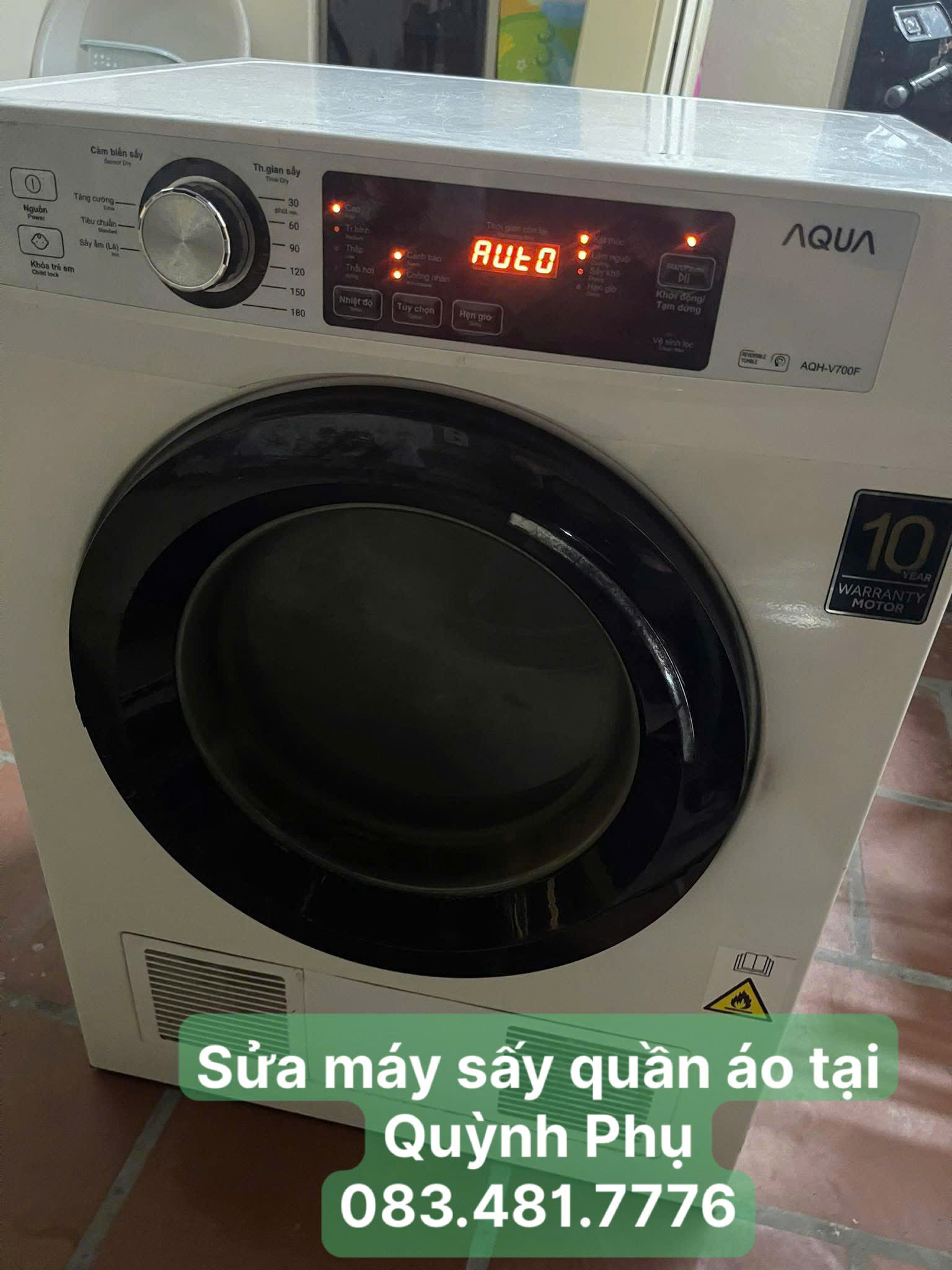 Thợ sửa máy sấy quần áo tại Quỳnh Phụ 