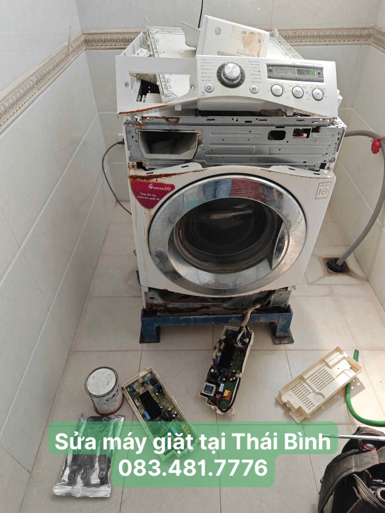 Sửa máy giặt tại nhà Thái Bình 