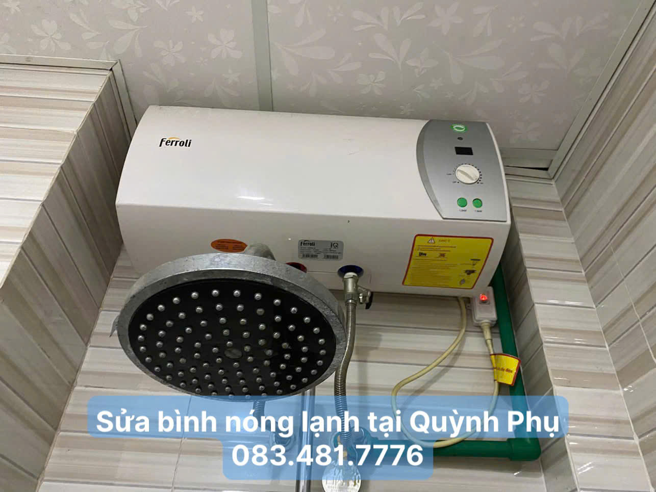 Sửa bình nóng lạnh tại nhà Quỳnh Phụ