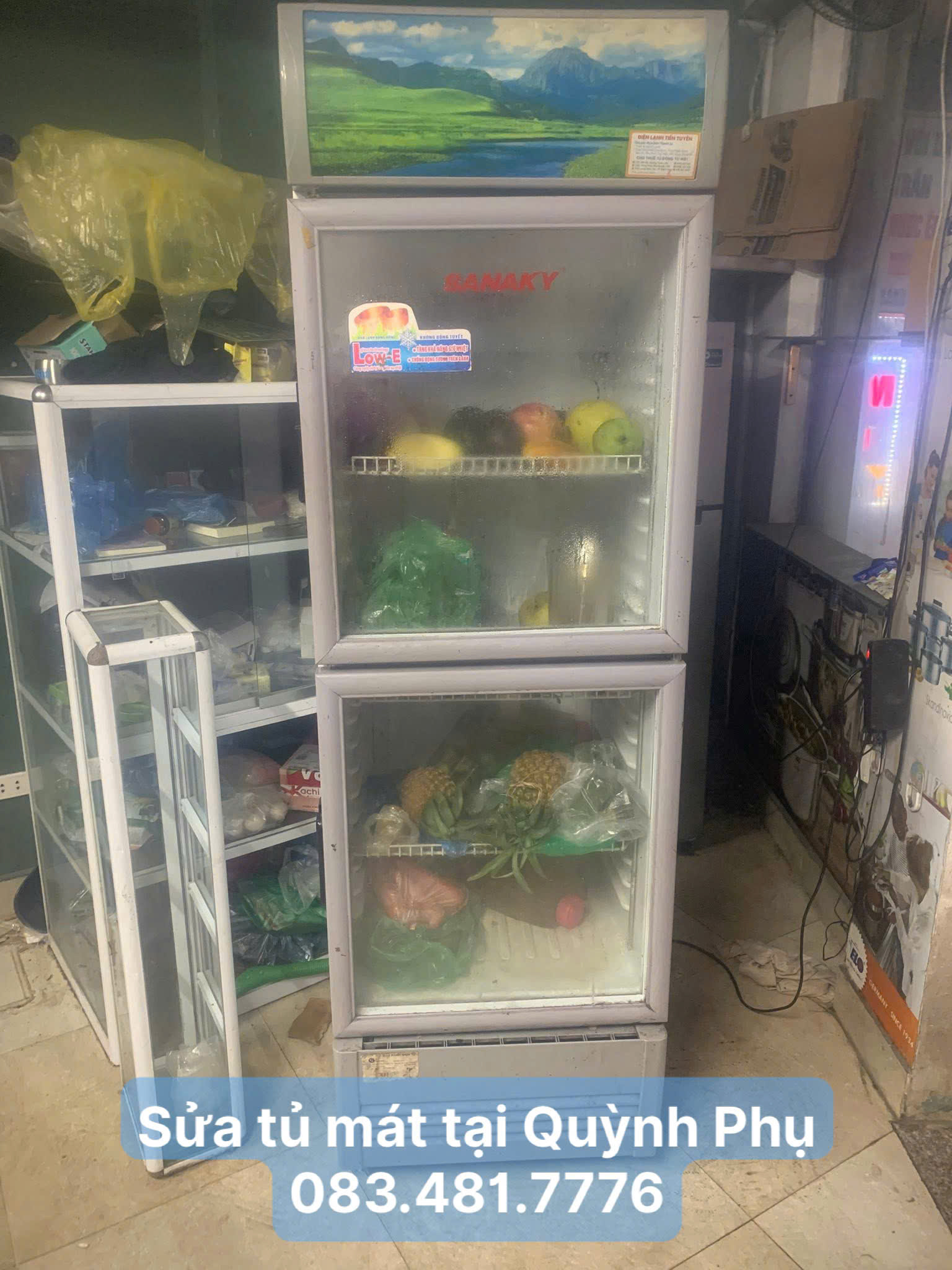 Sửa tủ mát tại nhà Quỳnh Phụ 