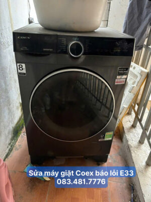 Sửa máy giặt Coex báo lỗi E33 - 083.481.7776