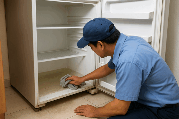 Cách vệ sinh tủ lạnh bị ngập nước