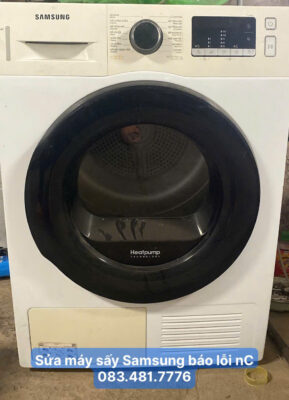 Sửa máy sấy Samsung báo lỗi nC - 083.481.7776