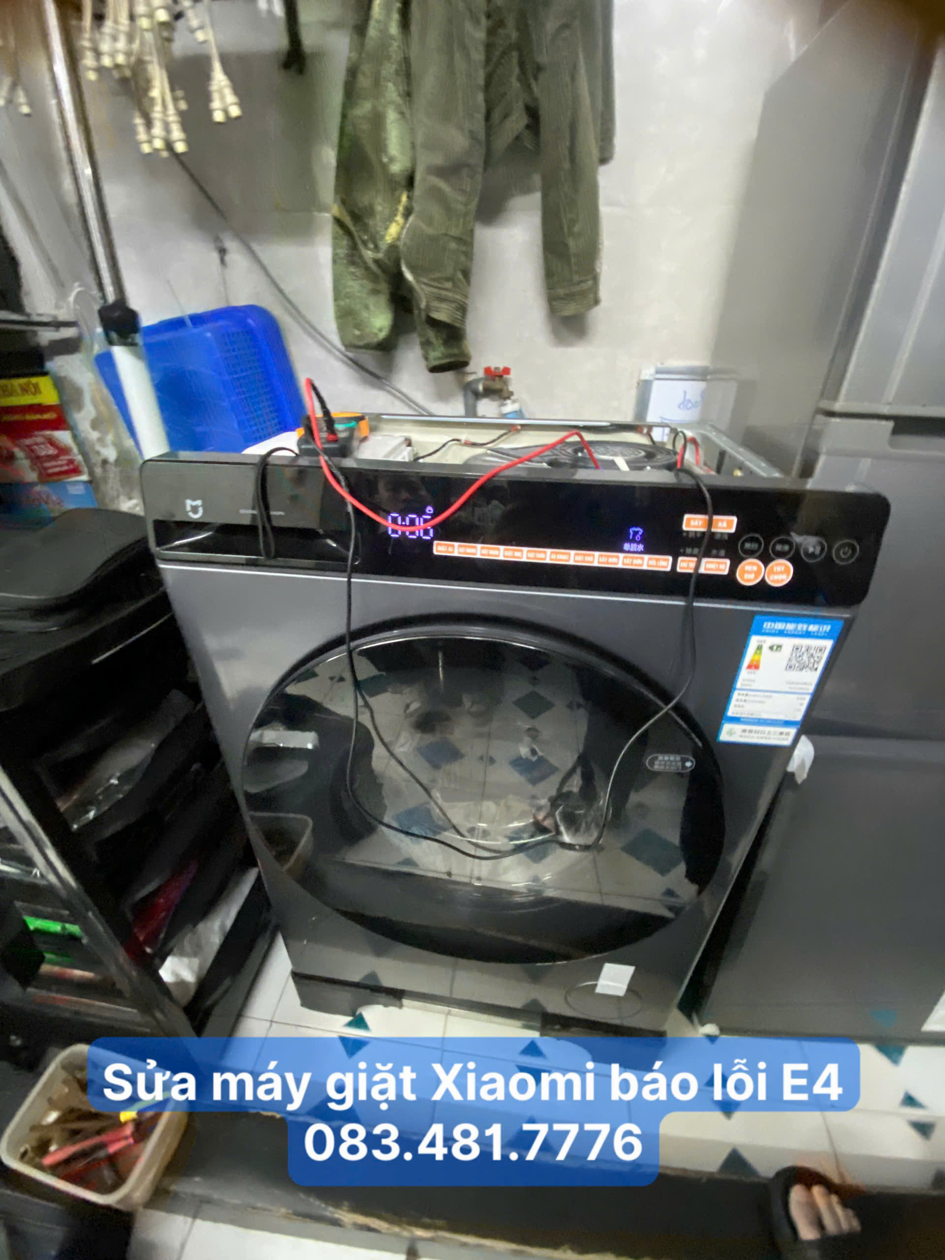 Sửa máy giặt Xiaomi báo lỗi E4 tại nhà Hà Nội giá rẻ.