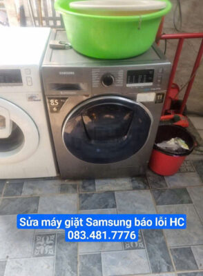 Sửa máy giặt Samsung báo lỗi HC - 083.481.7776