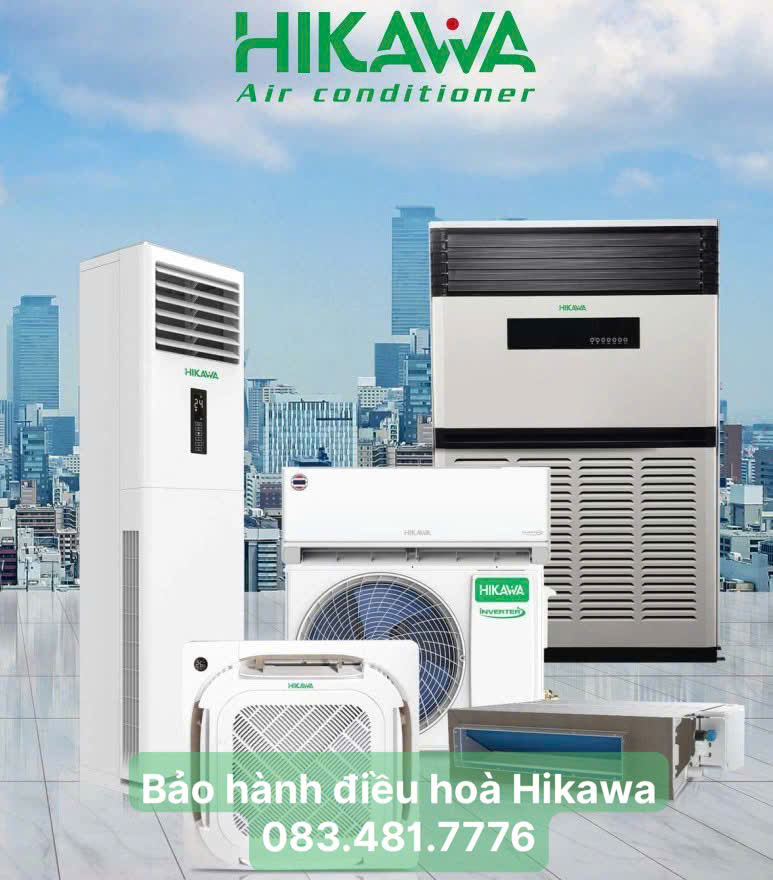 Bảo hành điều hòa Hikawa tại Hà Nội