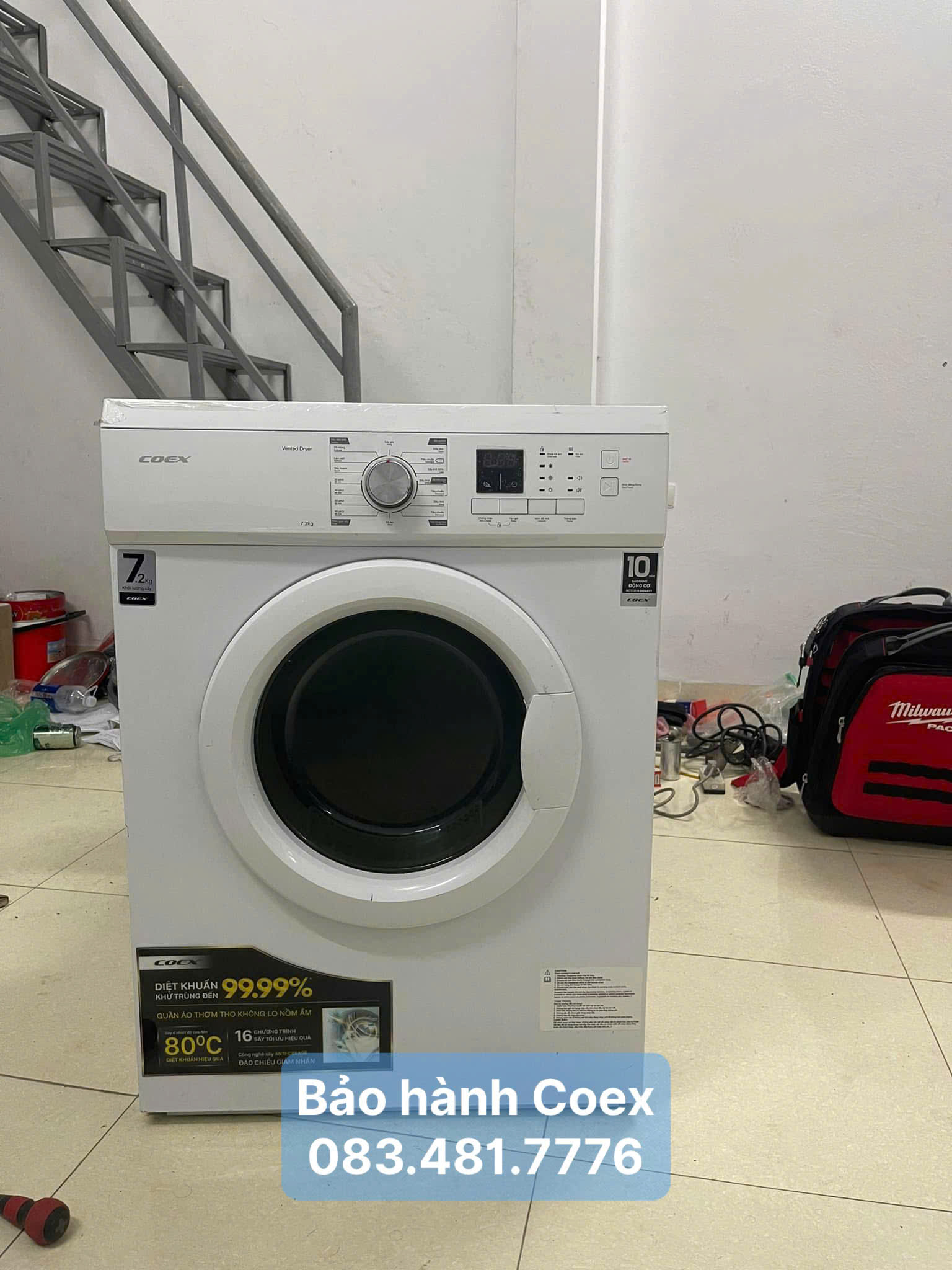 Bảo hành chính hãng máy sấy Coex tại Hà Nội - 083.481.7776