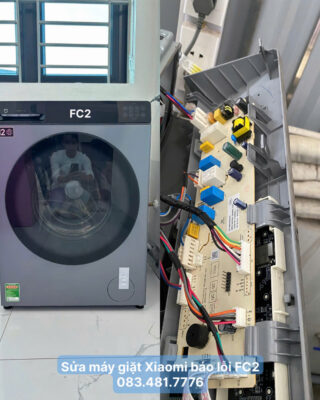 Sửa máy giặt Xiaomi báo lỗi FC2 - 083.481.7776
