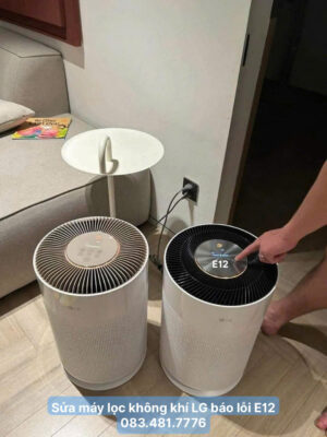 Máy lọc không khí LG báo lỗi E12 2 Sửa máy lọc không khí LG báo lỗi E12 - 083.481.7776