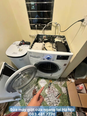 Sửa máy giặt cửa ngang tại Hà Nội - 083.481.7776