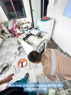 Sửa máy giặt cửa ngang tại Hà Nội - 083.481.7776