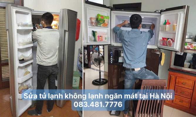 Sửa tủ lạnh không lạnh ngăn mát tại Hà Nội - 083.481.7776