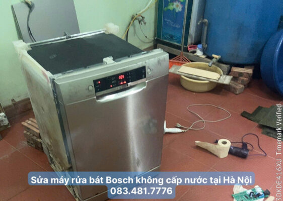 Sửa máy rửa bát Bosch không cấp nước tại Hà Nội - 083.481.7776