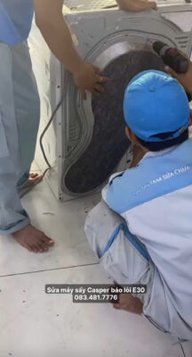 Sửa máy sấy Casper báo lỗi E30 - 083.481.7776