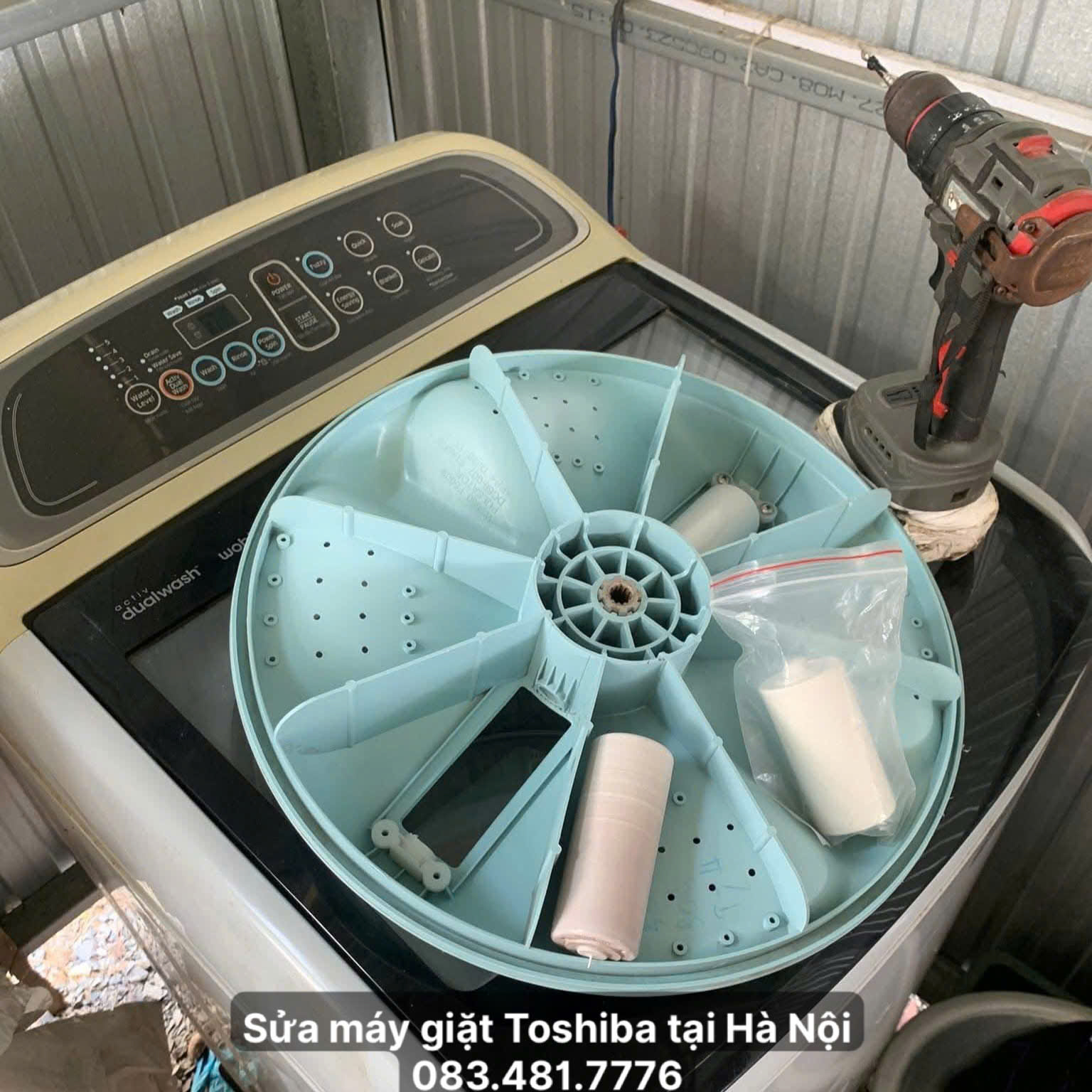 Sửa máy giặt Toshiba tại nhà Hà Nội 