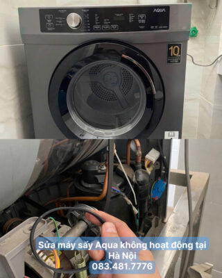 Sửa máy sấy Aqua không hoạt động tại Hà Nội - 083.481.7776