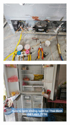Sửa tủ lạnh không lạnh tại Thái Bình - 083.481.7776
