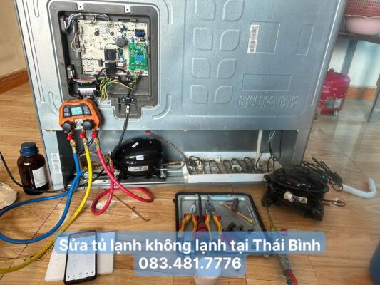 Sửa tủ lạnh không lạnh tại Thái Bình - 083.481.7776