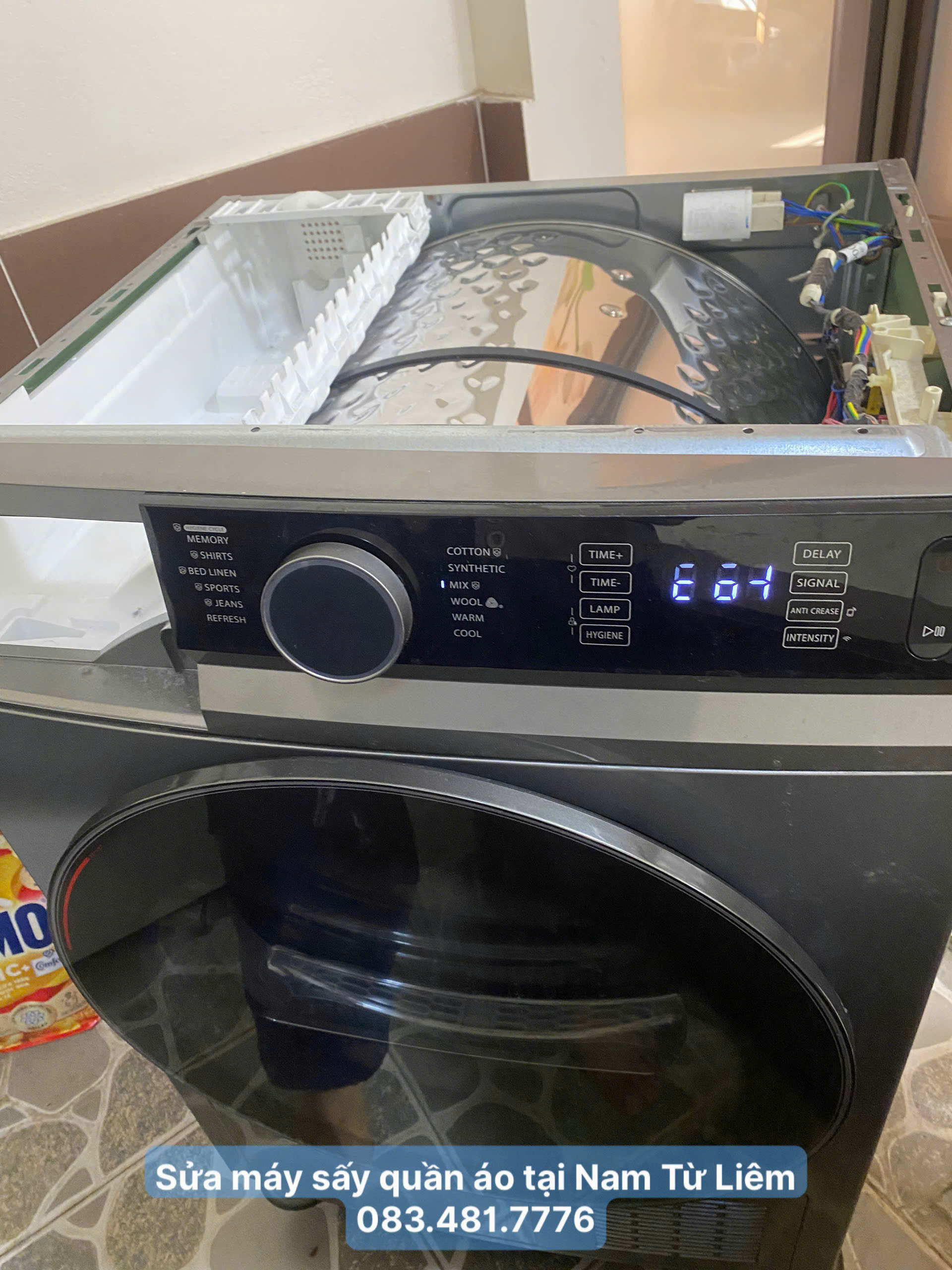 Sửa máy sấy quần áo tại nhà Nam Từ Liêm - 083.481.7776