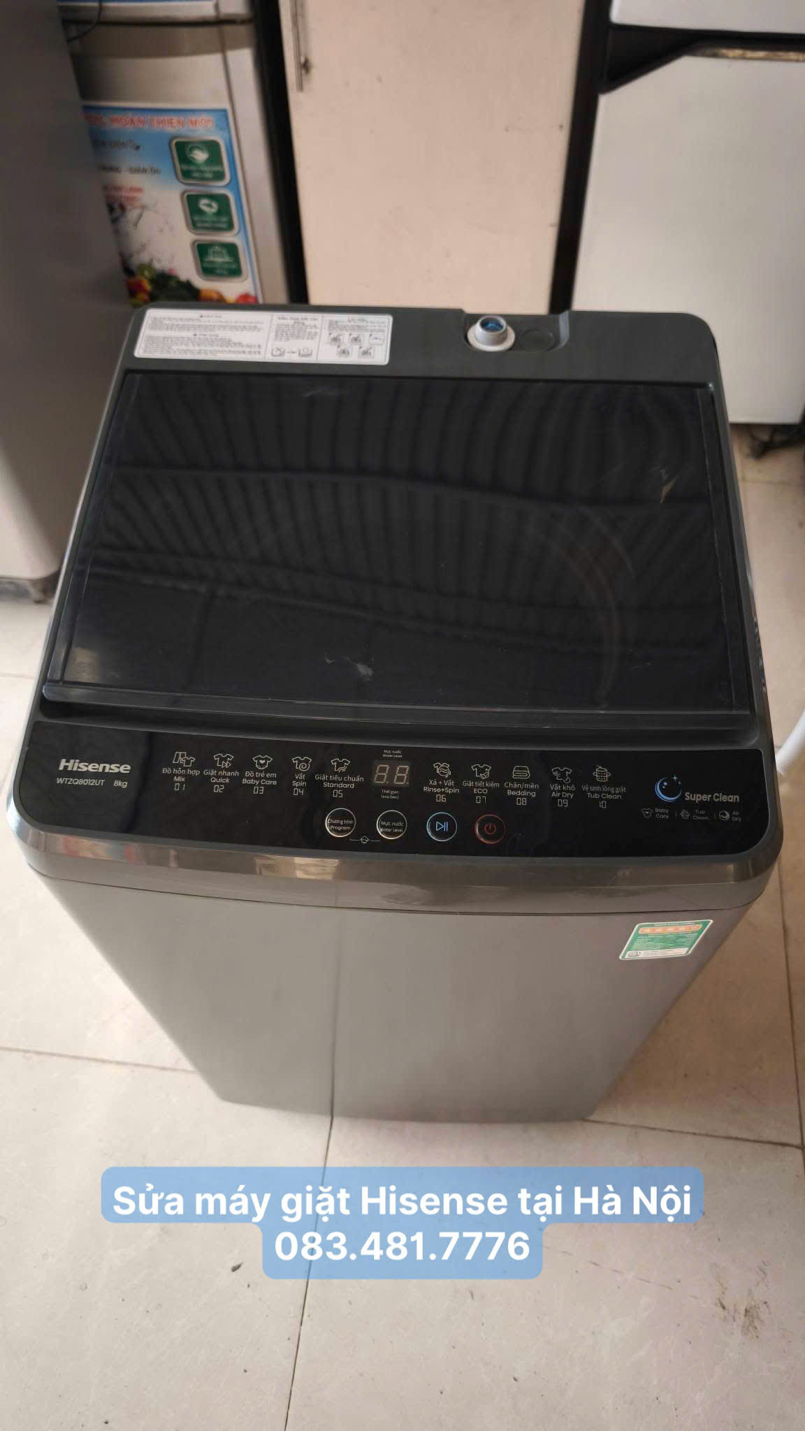 Sửa máy giặt Hisense tại nhà Hà Nội giá rẻ.
