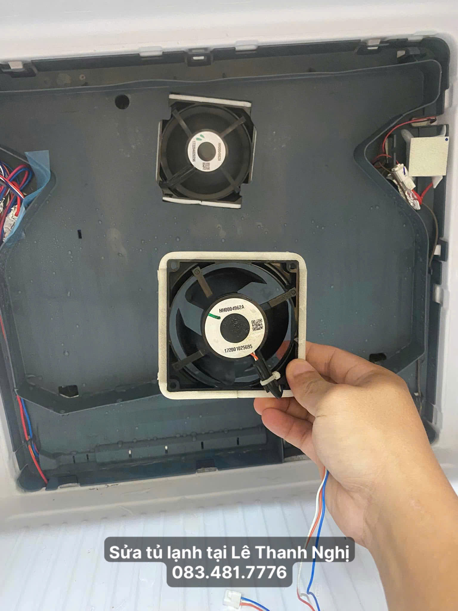 Thay quạt tủ lạnh tại Lê Thanh Nghị