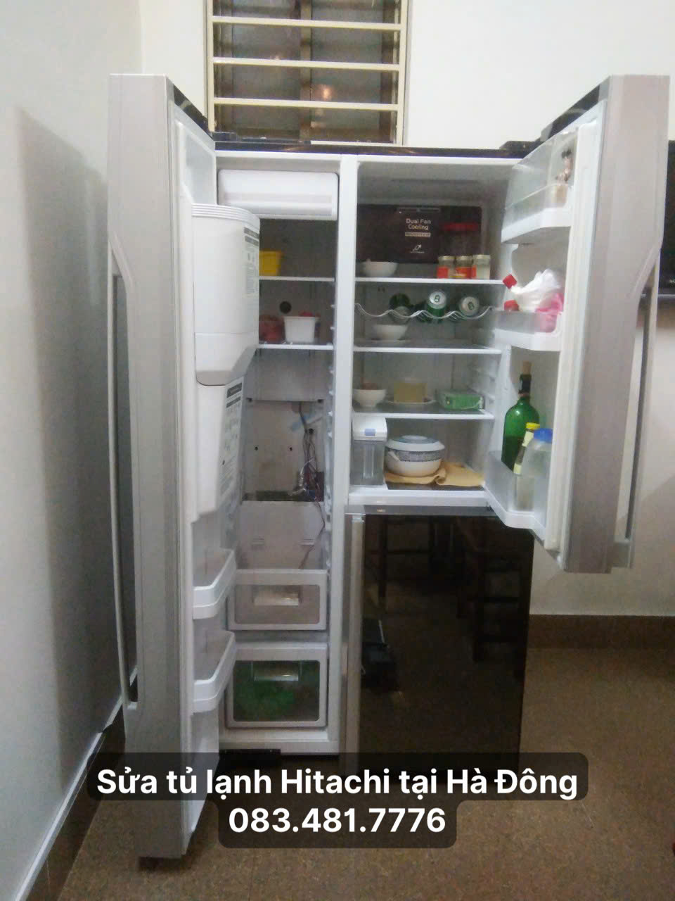 Sửa tủ lạnh Hitachi tại nhà Hà Đông giá rẻ