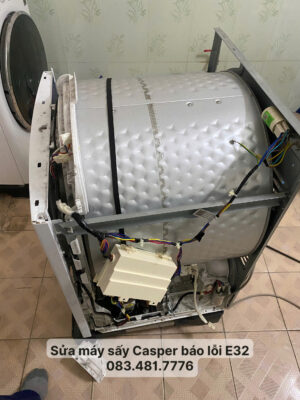 Sửa máy sấy Casper báo lỗi E32 - 083.481.7776