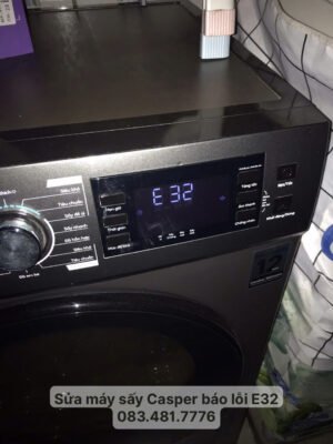 Sửa máy sấy Casper báo lỗi E32 - 083.481.7776