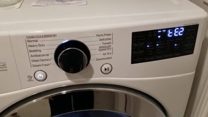 Sửa máy sấy LG báo lỗi TE2 - 083.481.7776