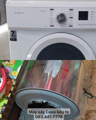 Máy sấy Coex kêu to – Nguyên nhân & Cách khắc phục triệt để