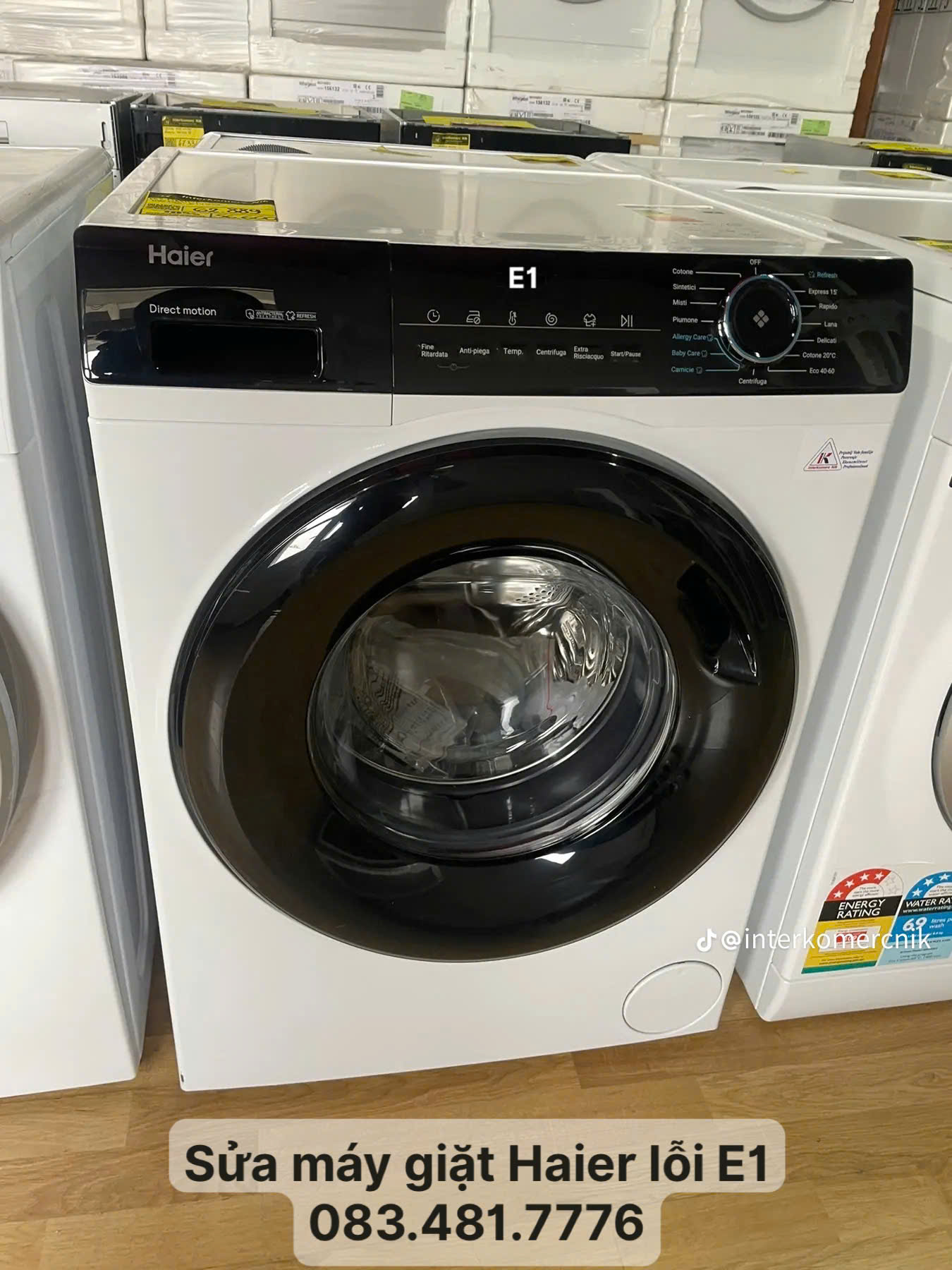 Máy Giặt Haier Lỗi E1 Là Gì? Nguyên Nhân & Cách Sửa Nhanh Nhất 