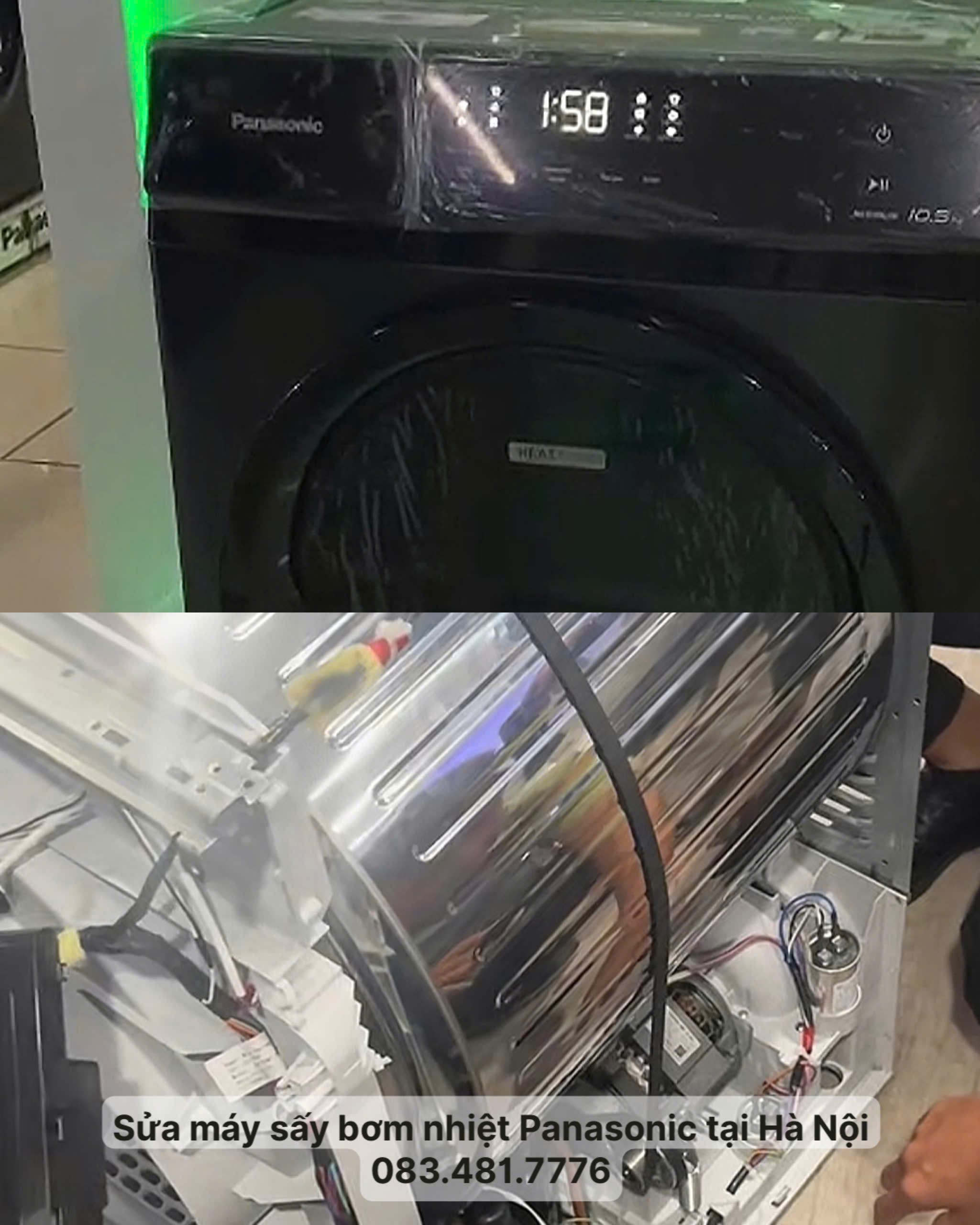 Sửa Máy Sấy Bơm Nhiệt Panasonic Tại Hà Nội Giá Rẻ, Uy Tín | Gọi 0834817776