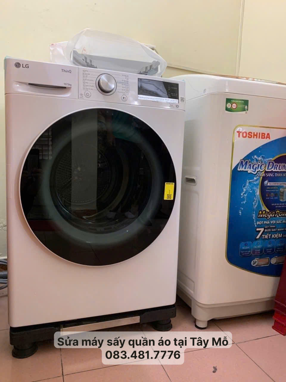 Sửa máy sấy quần áo tại Tây Mỗ - 083.481.7776