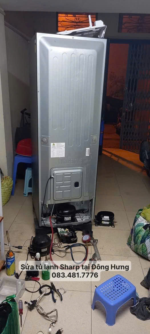 Sửa tủ lạnh Sharp tại Đông Hưng 2 Sửa tủ lạnh Sharp tại Đông Hưng - 083.481.7776