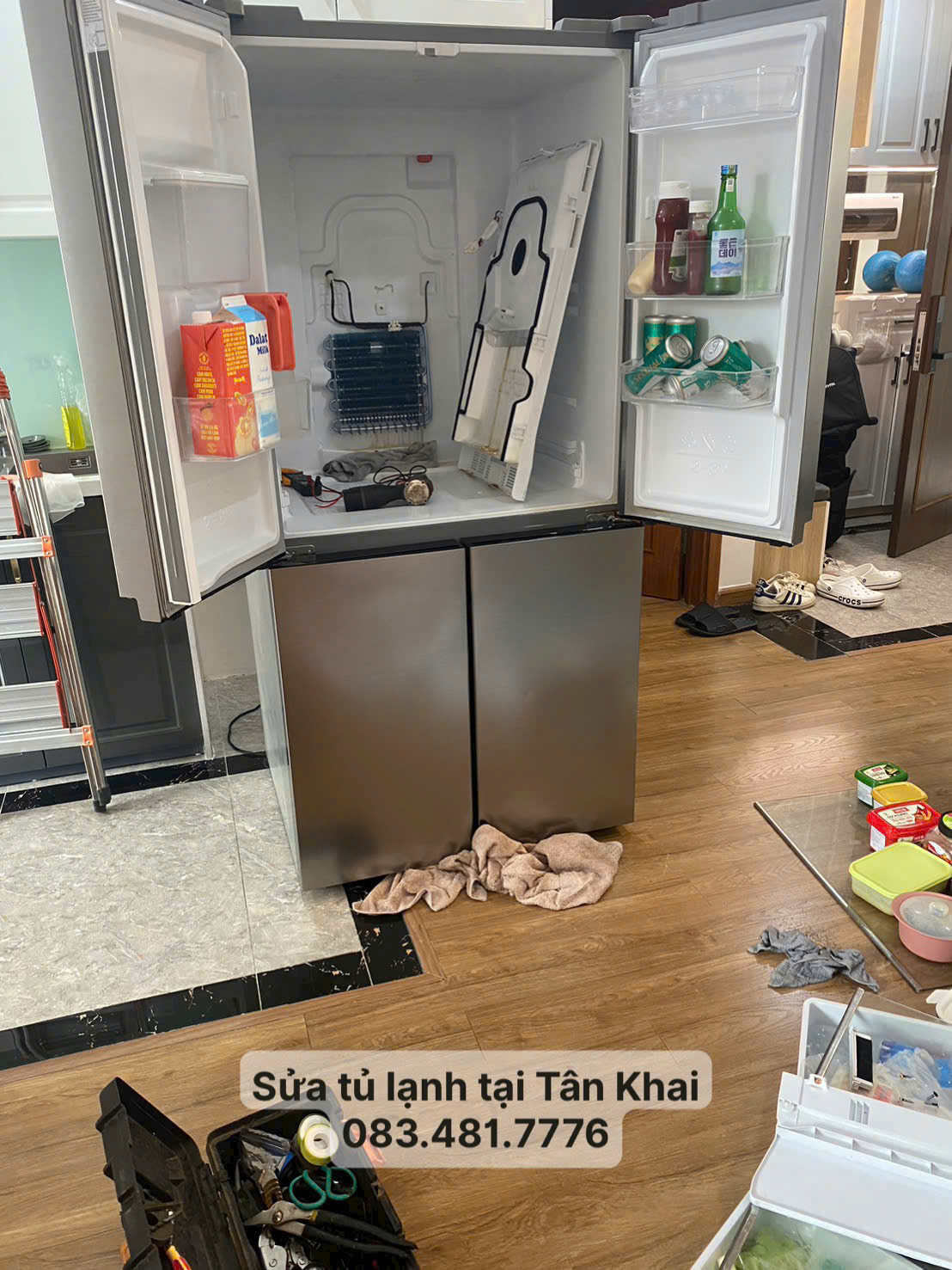 Sửa Tủ Lạnh Tại Tân Khai Giá Tốt, Thợ Giỏi | Điện Lạnh Bách Khoa