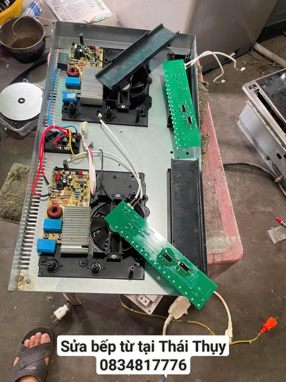 Thợ sửa bếp từ tại nhà Thái Thụy giá rẻ
