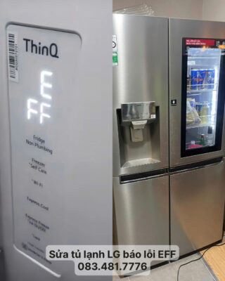 Sửa tủ lạnh LG báo lỗi EFF - 083.481.7776