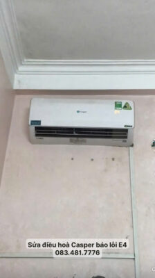Điều Hòa Casper Báo Lỗi E4 Là Gì? Nguyên Nhân & Cách Sửa Nhanh Tại Nhà