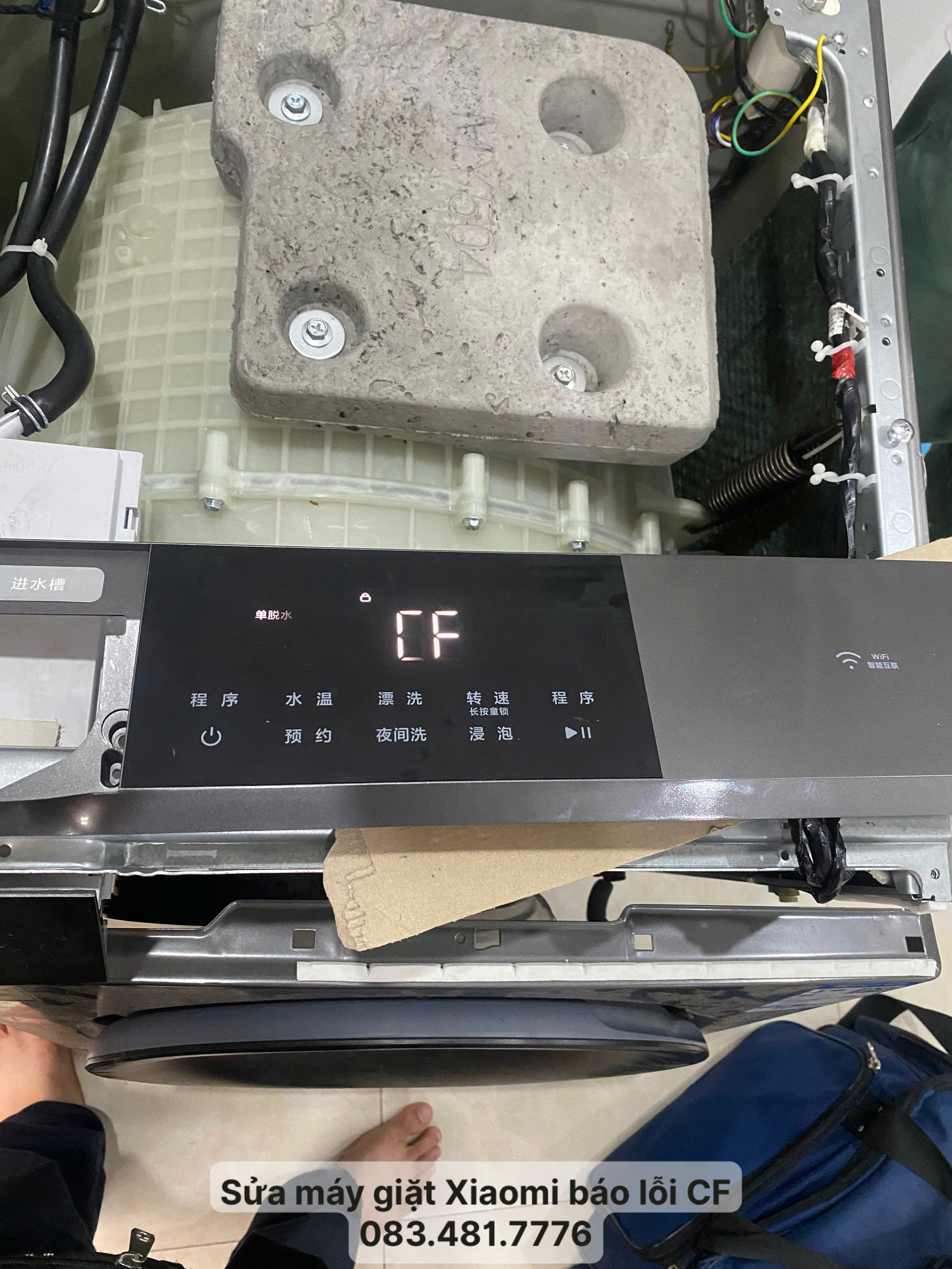 Máy Giặt Xiaomi Báo Lỗi CF Là Gì ? Nguyên Nhân Và Cách Sửa Nhanh Tại Nhà
