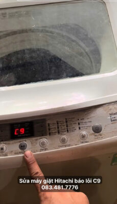 Máy Giặt Hitachi Báo Lỗi C9 Là Gì? Nguyên Nhân Và Cách Sửa Triệt Để Tại Nhà