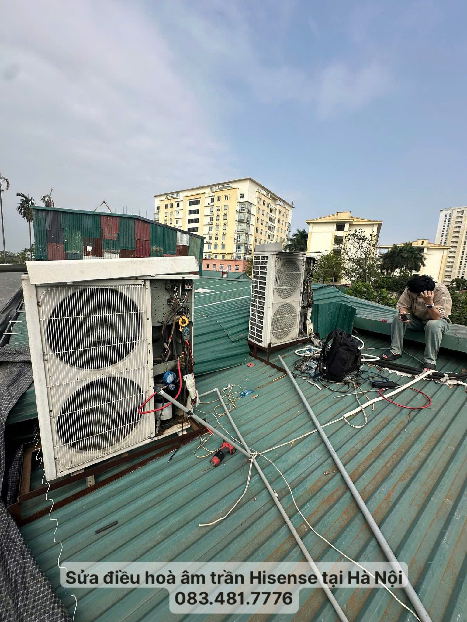 Sửa điều hòa âm trần Hisense tại Hà Nội uy tín - Có mặt 30 phút - Giá tốt