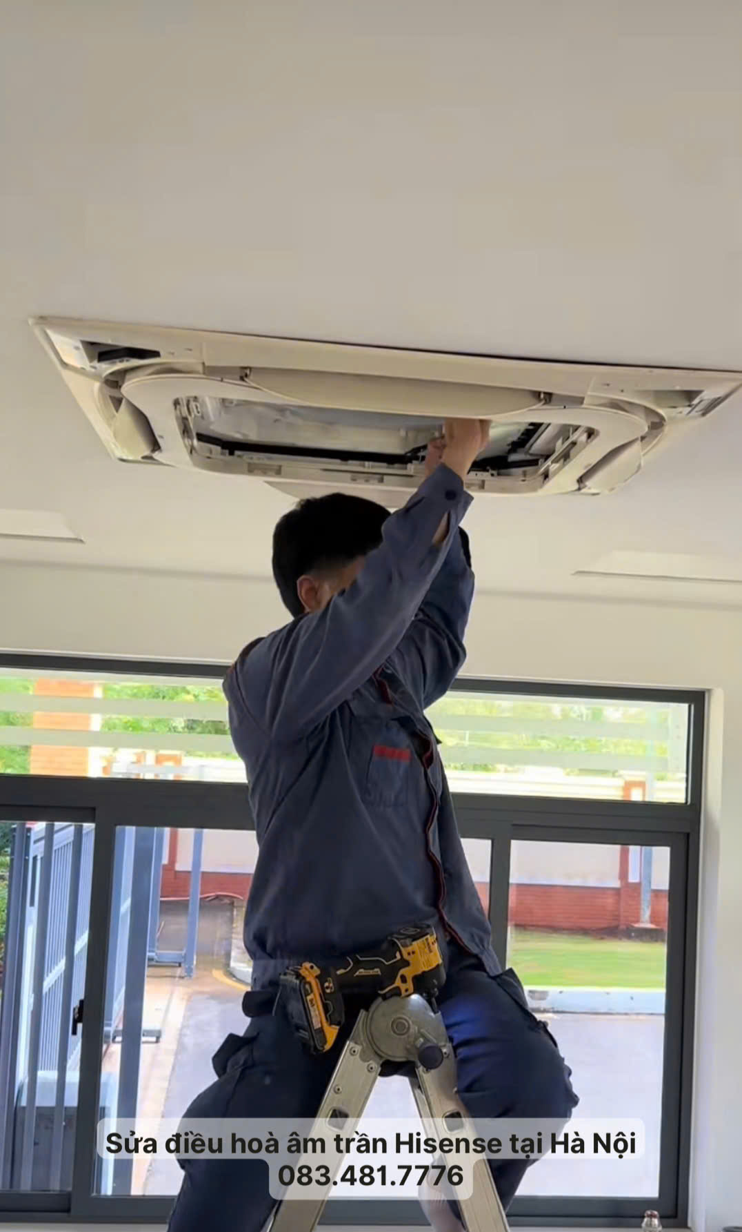 Sửa điều hòa âm trần Hisense tại Hà Nội uy tín - Có mặt 30 phút - Giá tốt