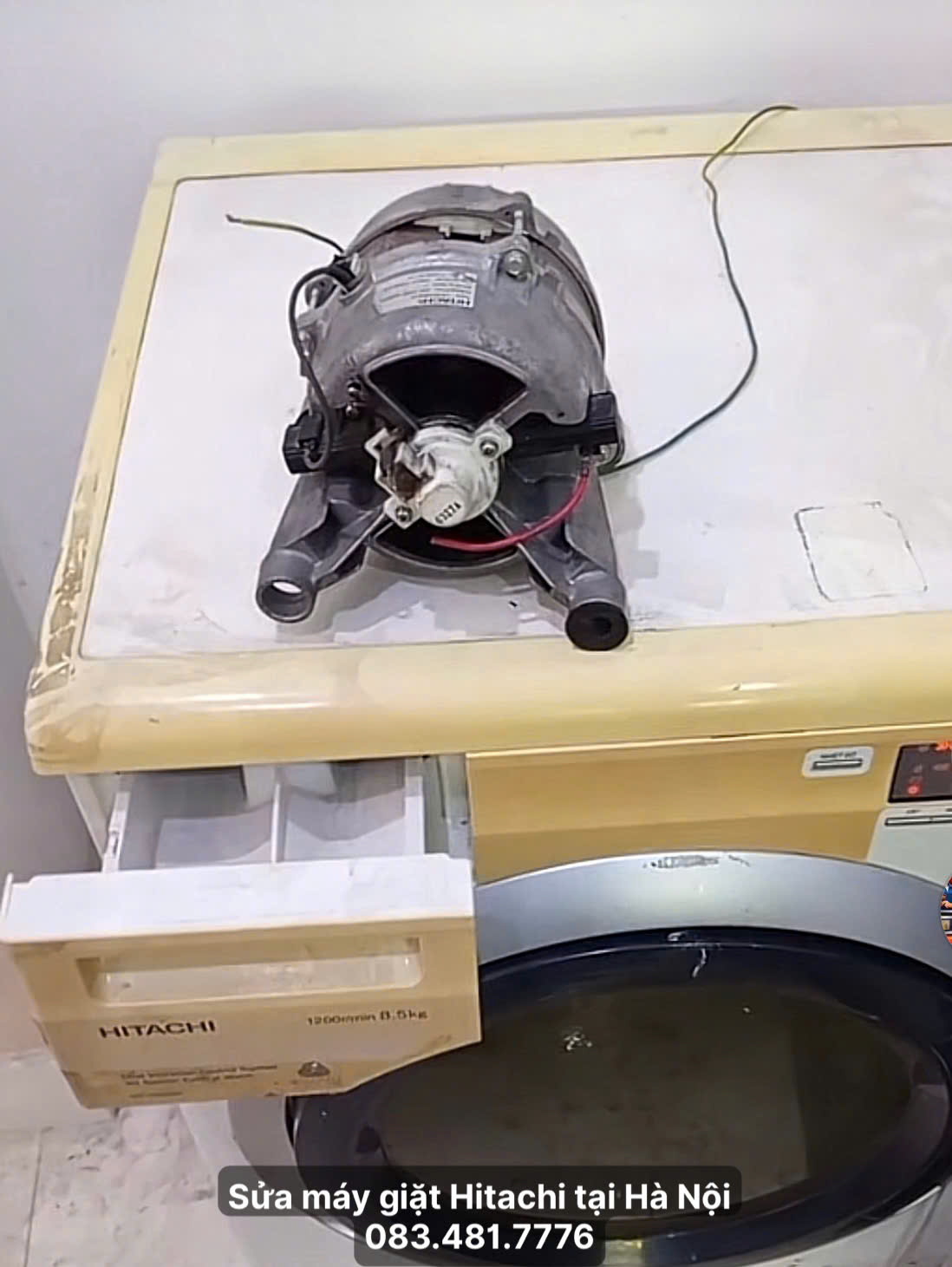 Sửa Máy Giặt Hitachi Tại Hà Nội uy tín, có mặt nhanh, giá tốt, 0834817776