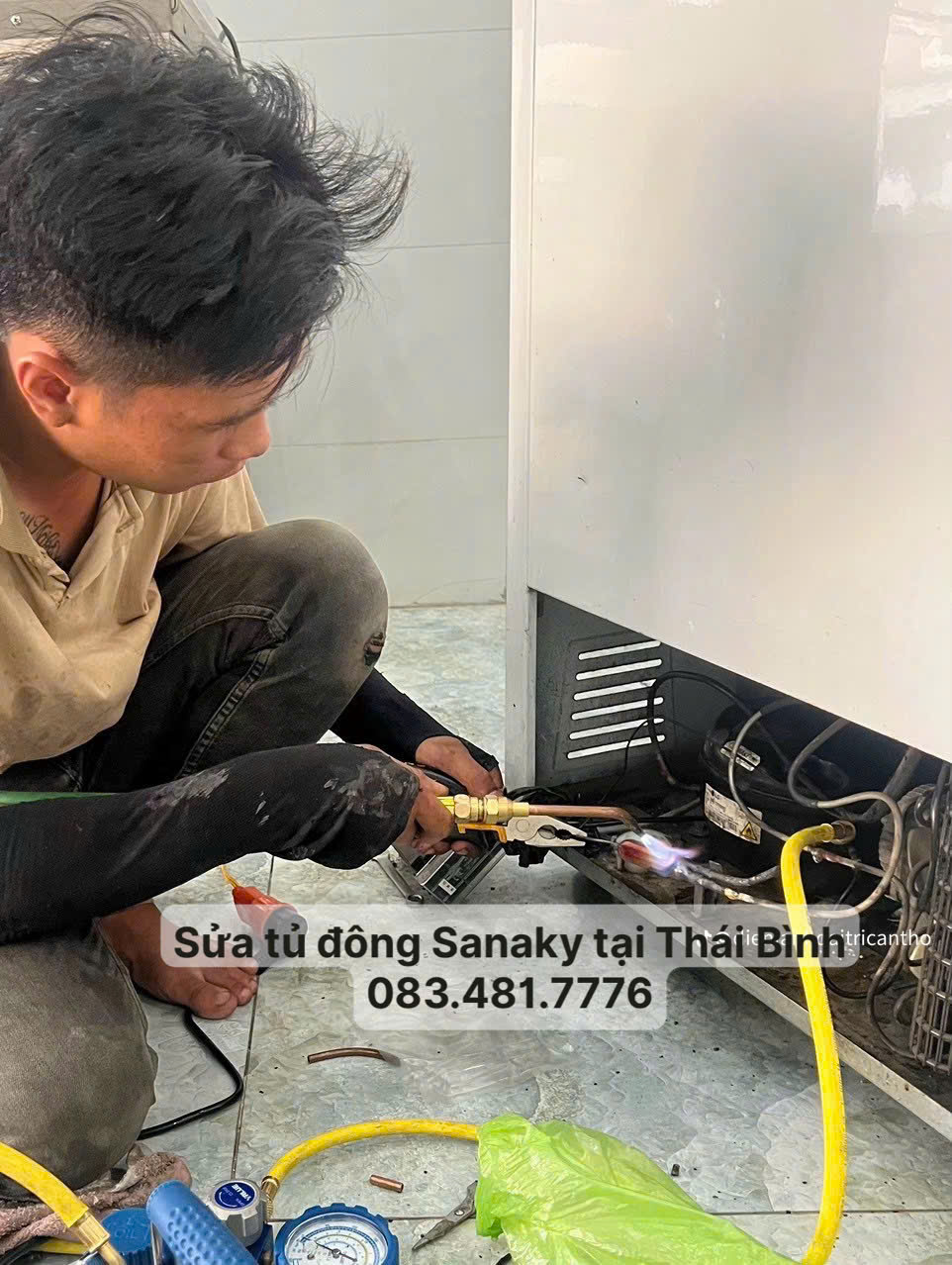 Sửa tủ đông Sanaky tại Thái Bình tận tâm, uy tín, có mặt nhanh 30 phút